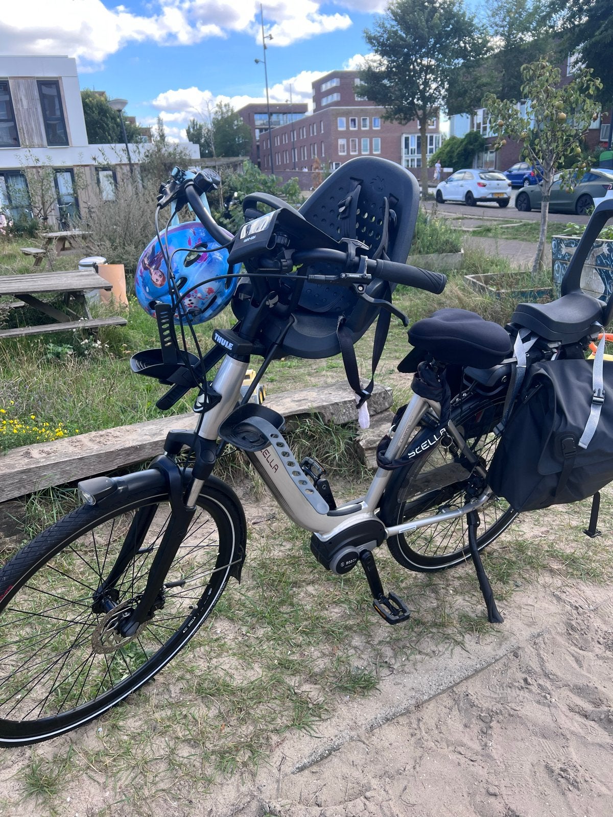 Stella elektrische fiets met kinderzitjes, Ophalen, Gebruikt, Overige merken