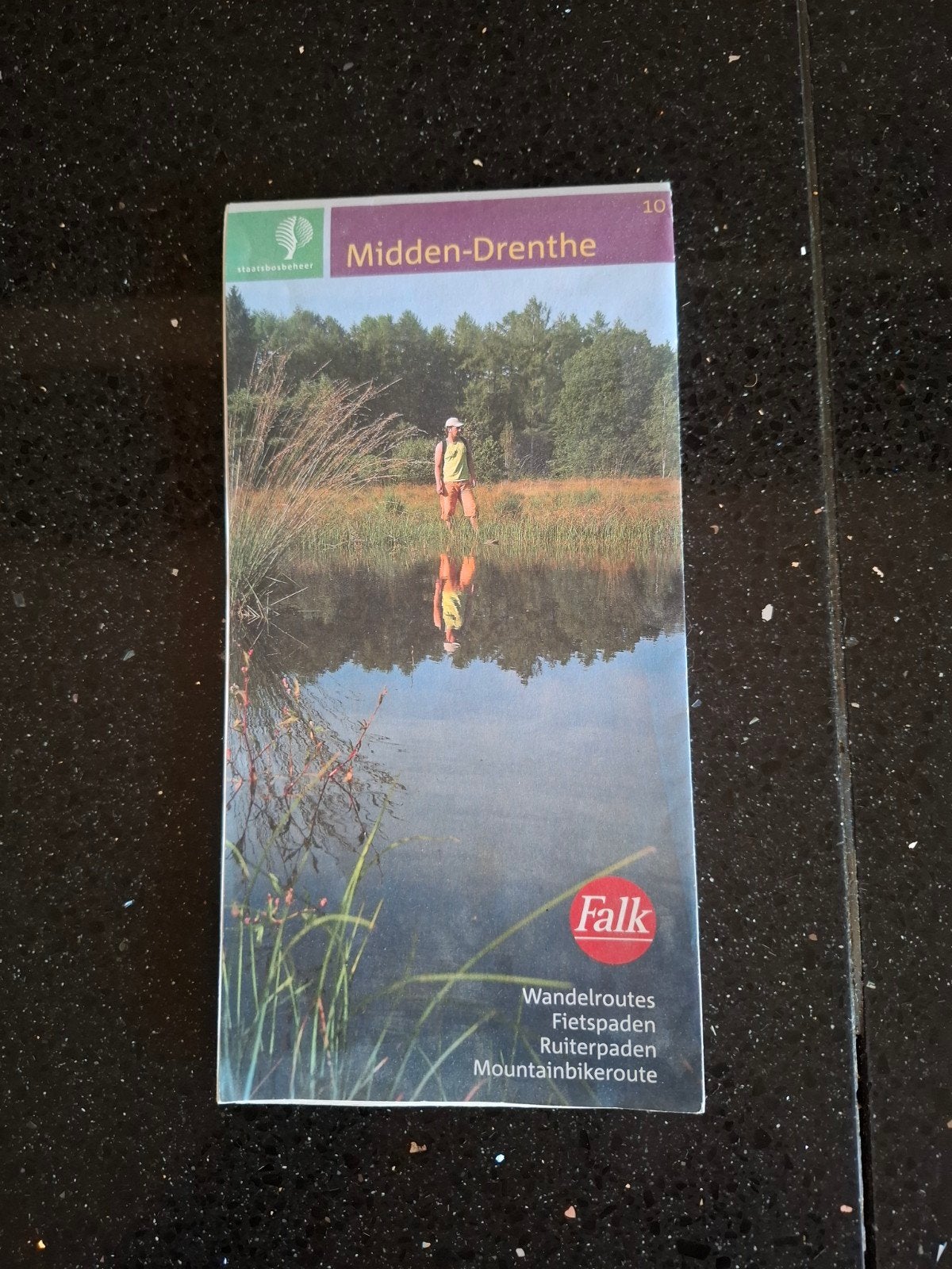 Falk Kaart Midden-Drenthe: Wandel-, Fiets- & Ruiterpaden, 2000 tot heden, Nederland, Falk, Ophalen of Verzenden