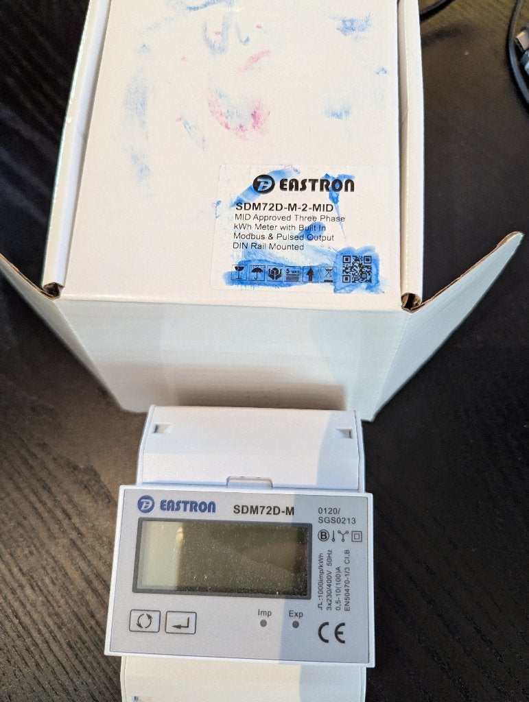 astron SDM72D-M-2-MID kWh meter 3 fase Modbus, nieuw in doos, Ophalen of Verzenden, Nieuw, Overige typen