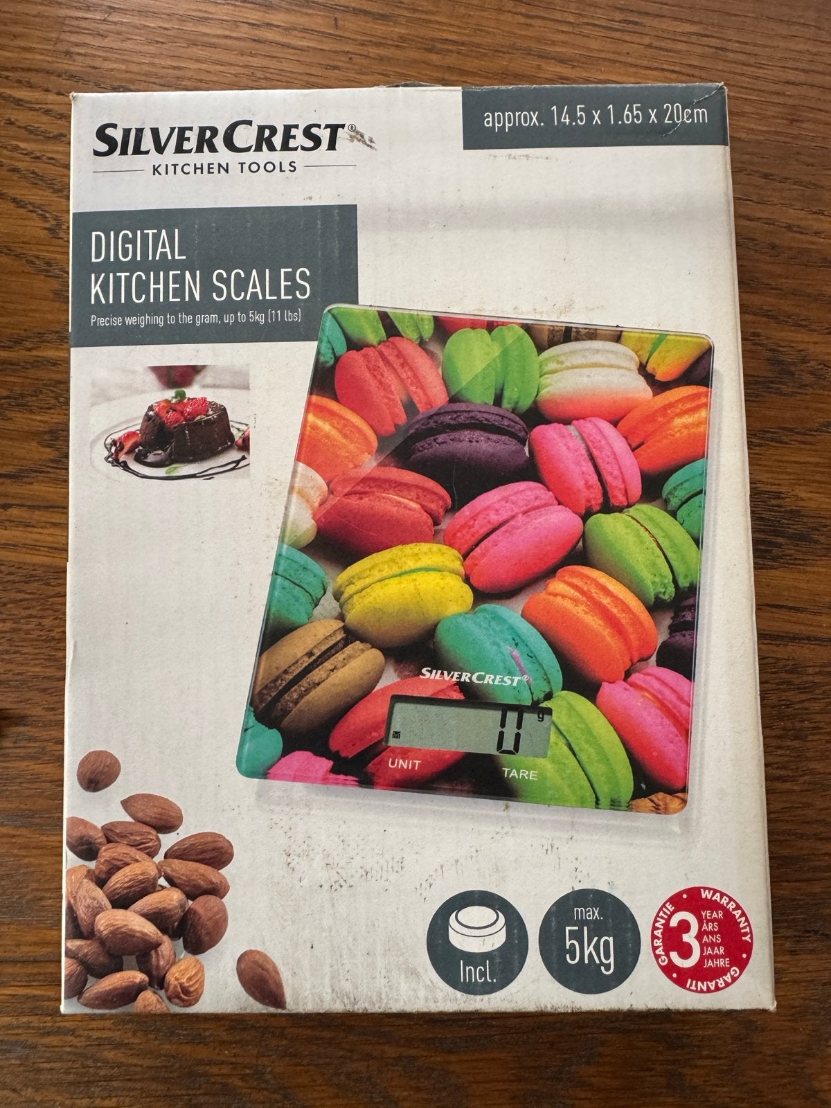 SilverCrest Digitale Keukenweegschaal - Macarons Design, Witgoed en Apparatuur, Weegschalen, Ophalen, Minder dan 10 kg, Keukenweegschaal