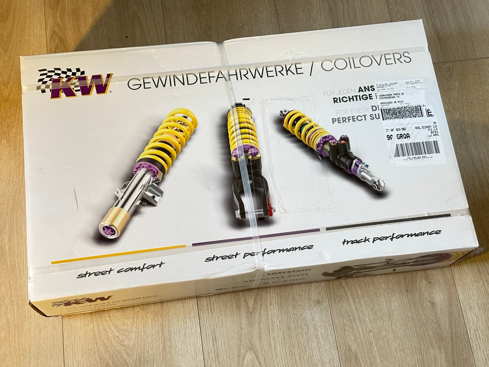 KW Schroefset Coilovers V1 Inox Scirocco 3 SPLINTERNIEUW, Ophalen, Nieuw, Volkswagen