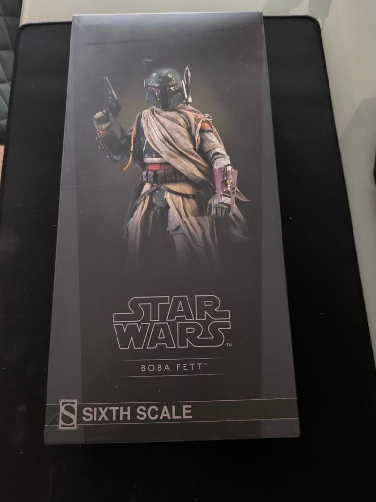 Boba Fett Mandalorian 1:6 Figuur - Zo goed als nieuw, Ophalen of Verzenden, Zo goed als nieuw