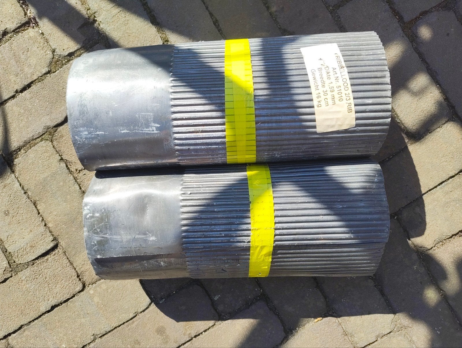 2x 16 kg Loodslabben - Nieuw, Ophalen of Verzenden, Nieuw, Lood