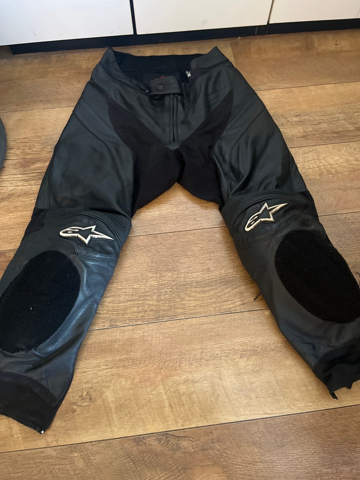 Alpinestars leren motorbroek met kniebescherming, Ophalen of Verzenden, Tweedehands, Heren, Broek | leer