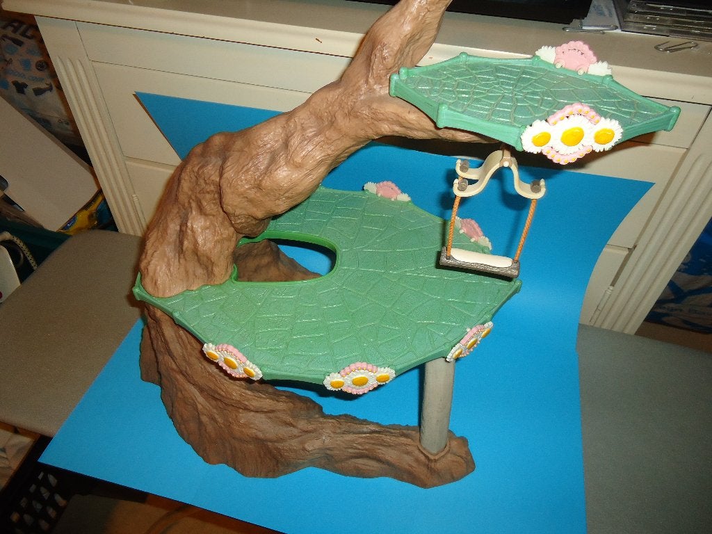 schleich elfen boom met de schommel, Verzamelen, Ophalen, Gebruikt