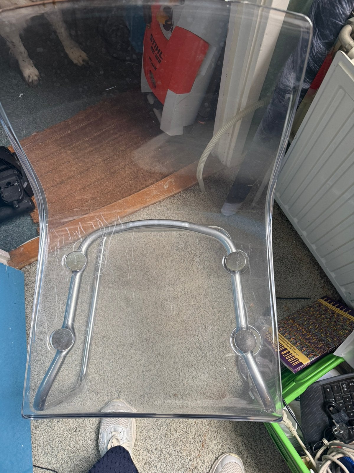 Twee transparante stoelen IKEA, Ophalen, Overige materialen, Gebruikt, Twee