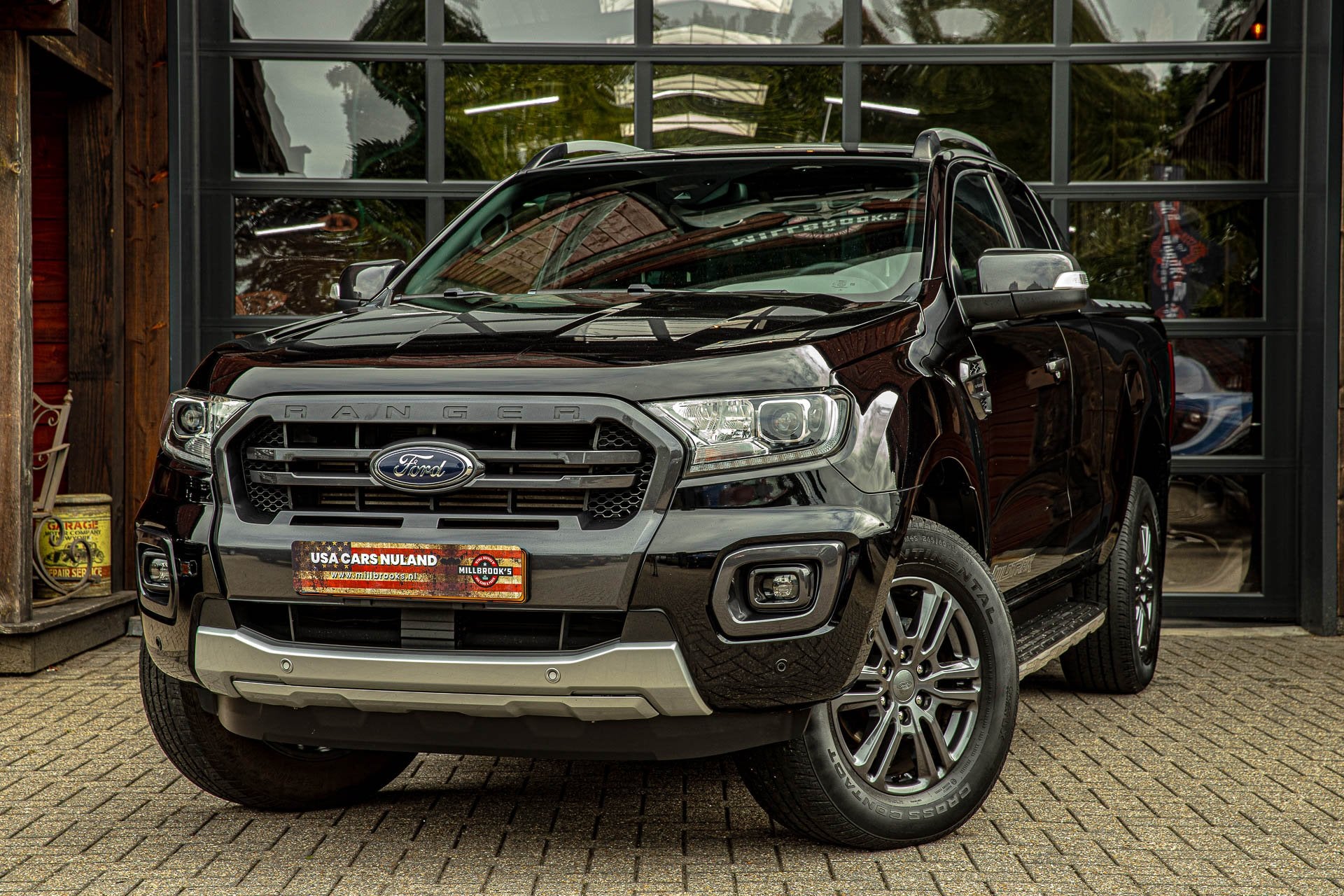 Ford Ranger 2.0 EcoBlue Wildtrak Supercab (bj 2021), Auto's, Ford, Dealer onderhouden, Gebruikt, 4 cilinders, Zwart