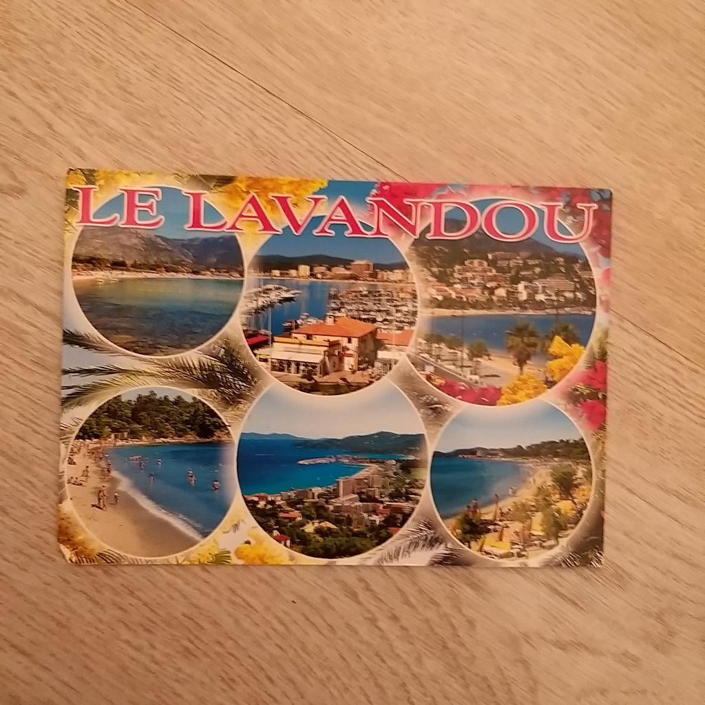 gelopen fotokaart le lavandou 2019, Ophalen of Verzenden, 1980 tot heden, Gelopen, Overig Europa