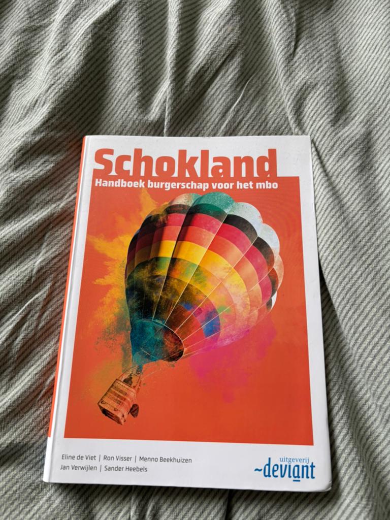 Eline van Vliet - Schokland, Boeken, Schoolboeken, Eline van Vliet; Sander Heebels; Menno Beekhuizen; Jan Verwij..., Nieuw, Ophalen of Verzenden