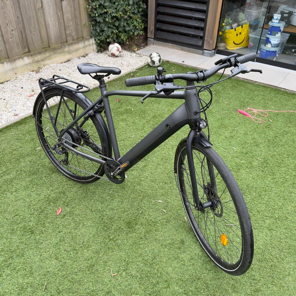 Elops 500E ELEKTRISCHE STADSFIETS, Fietsen en Brommers, Elektrische fietsen, Zo goed als nieuw, Overige merken, 50 km per accu of meer