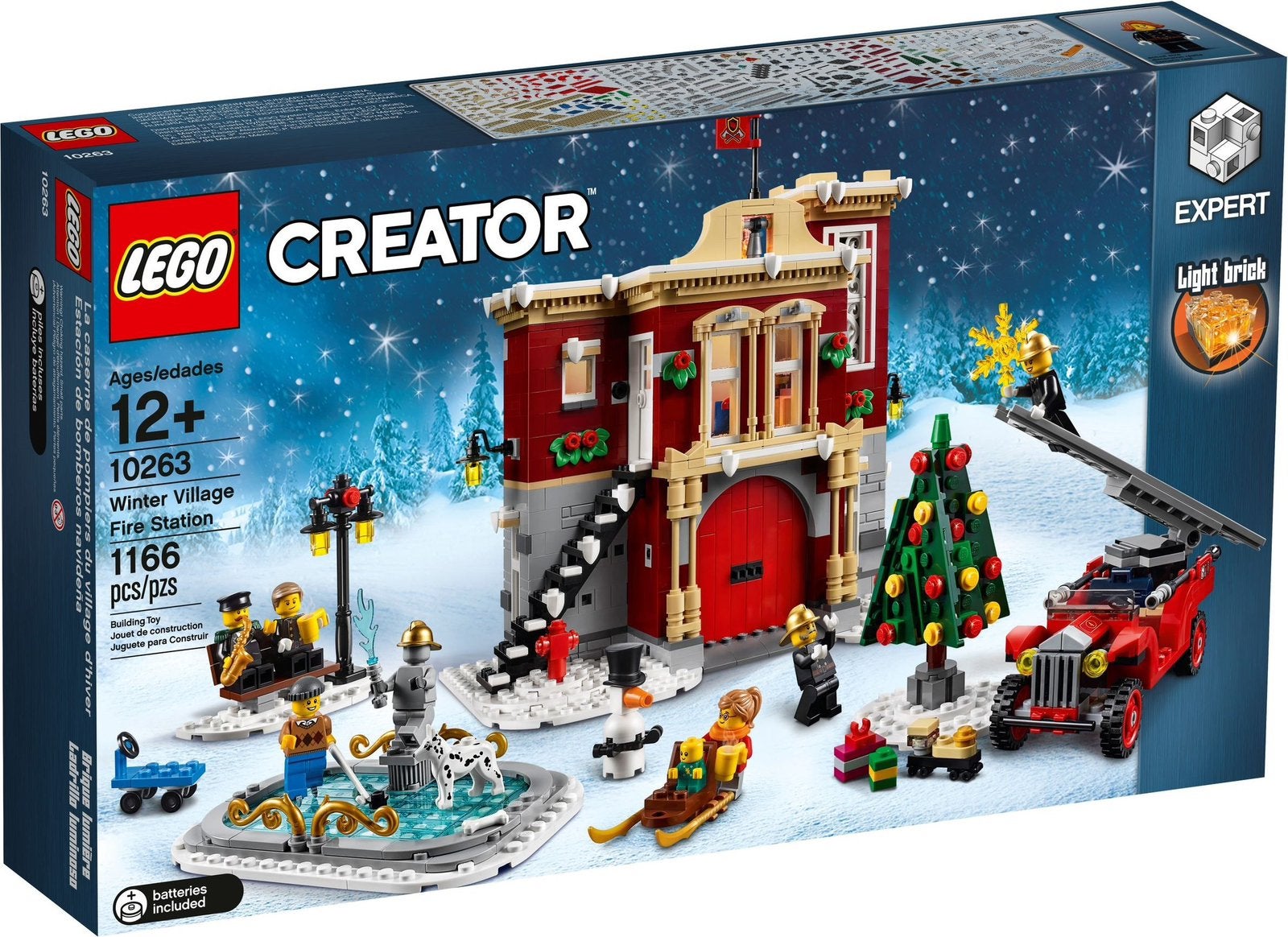 Lego 10263 Winter Village Fire Station Nieuw Sealed, Kinderen en Baby's, Speelgoed | Duplo en Lego, Lego, Nieuw, Ophalen of Verzenden