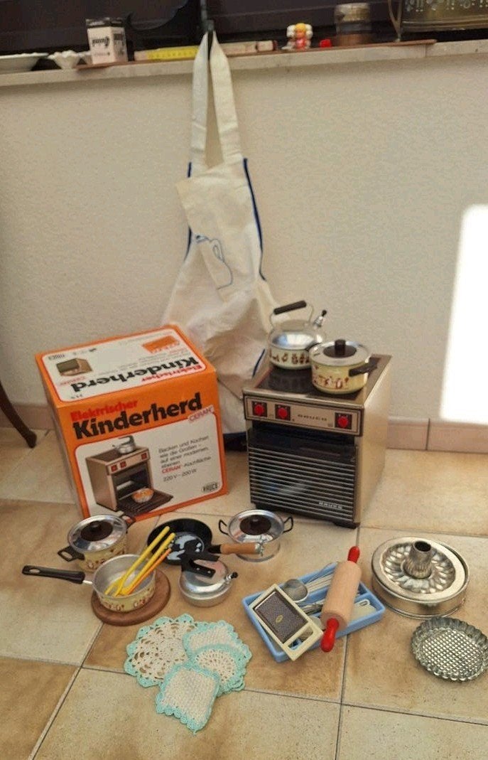 werkende Kinderkeuken met Rauco Kinderherd en accessoires, Ophalen of Verzenden, Jongen of Meisje