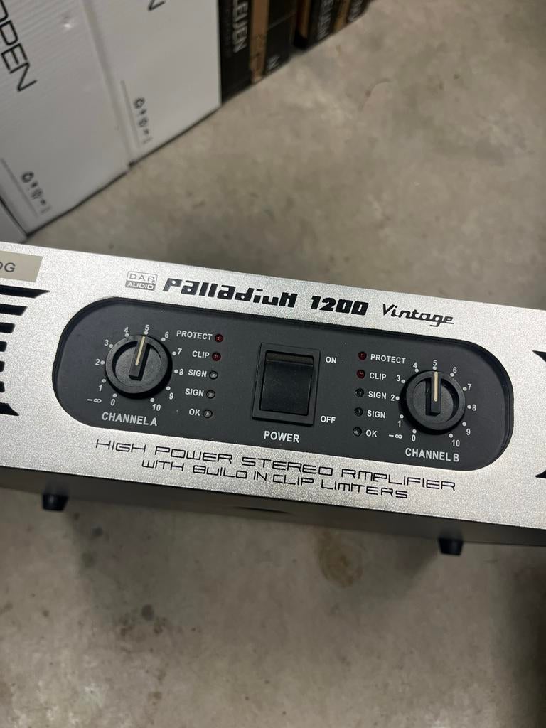 Dap Palladium 1200 Eindversterker - Goede Staat, Overige merken, Ophalen of Verzenden, 120 watt of meer, Stereo
