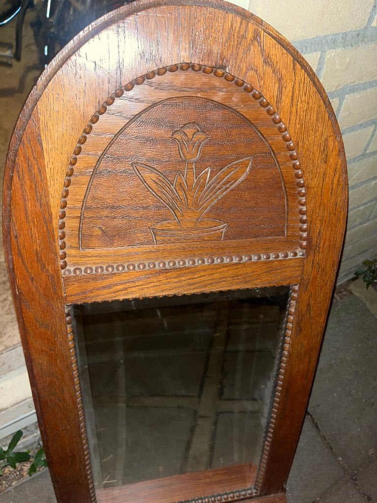Spiegel met geslepen glas., Ophalen