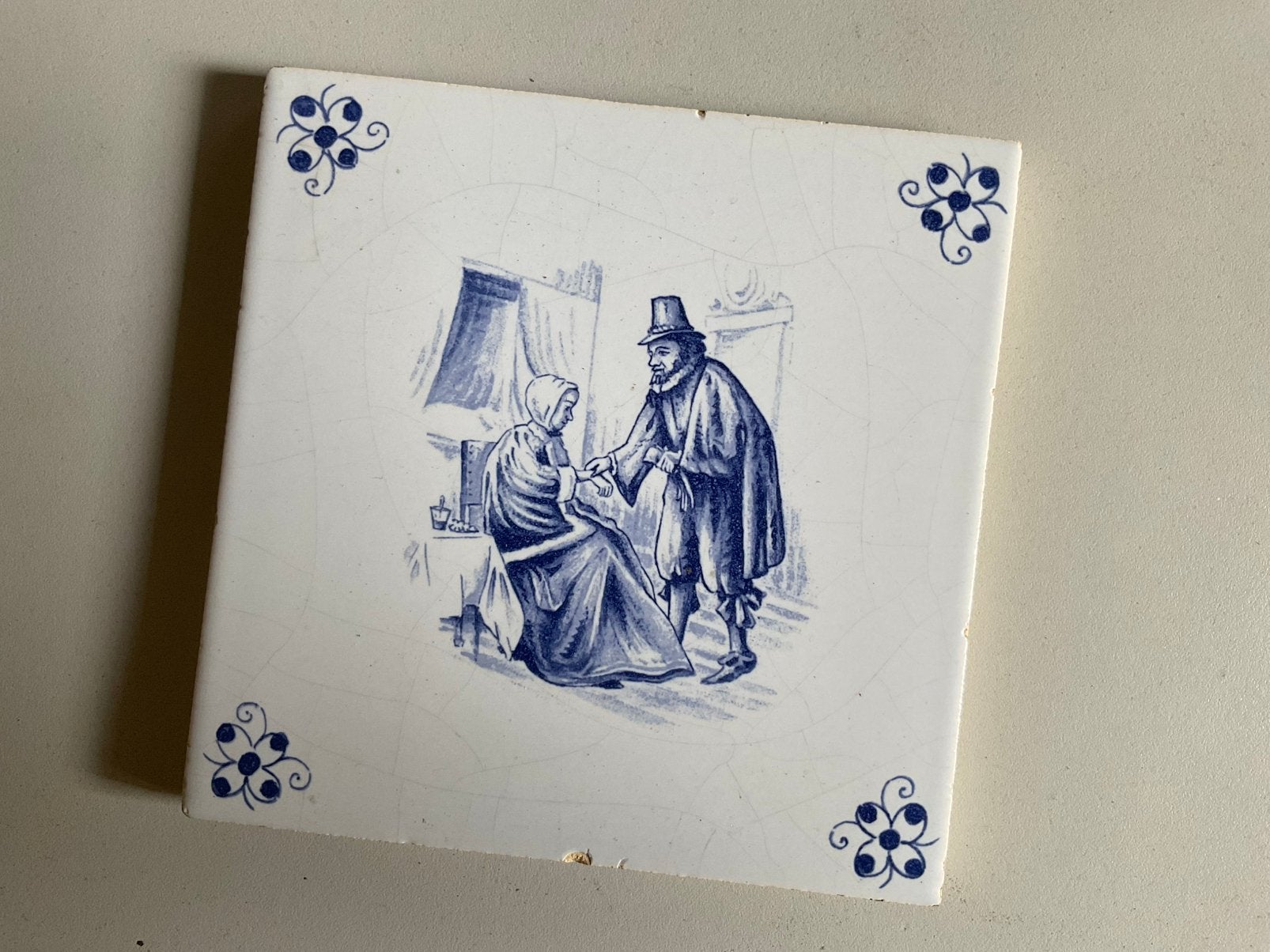 Delfts Blauwe Tegel Holland, Antiek en Kunst, Ophalen of Verzenden