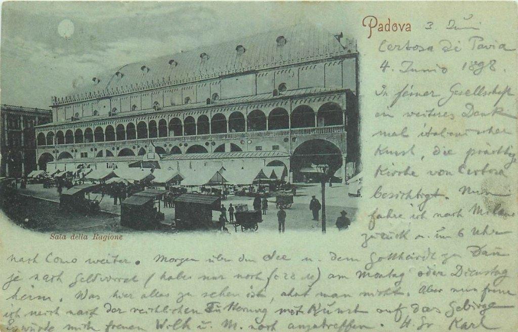 701-279-023 Padova Sala della Ragione, Verzenden, Voor 1920, Frankrijk