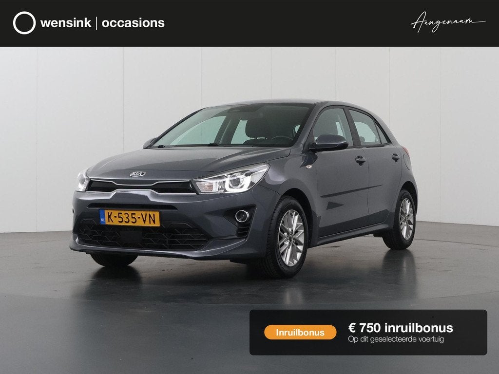 Kia Rio 1.0 T-GDi MHEV DynamicLine | Parkeercamera | Navigat, Auto's, Kia, Voorwielaandrijving, Automatische klimaatregeling, Gebruikt
