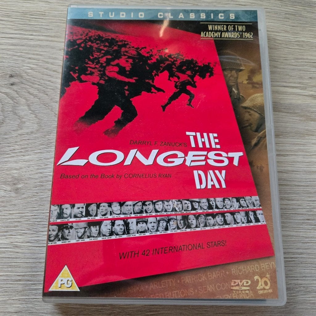 Longest Day, the (Oorlog), Cd's en Dvd's, Vanaf 9 jaar, Ophalen of Verzenden, Zo goed als nieuw, Overige genres