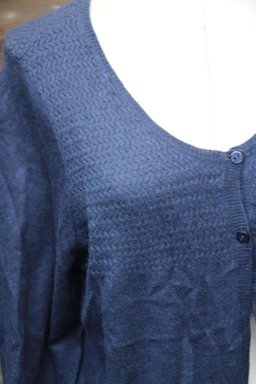 Vest dun donkerblauw Paprika mt T4 (50) Vaste prijs, Trui of Vest, Zo goed als nieuw, Paprika, Verzenden