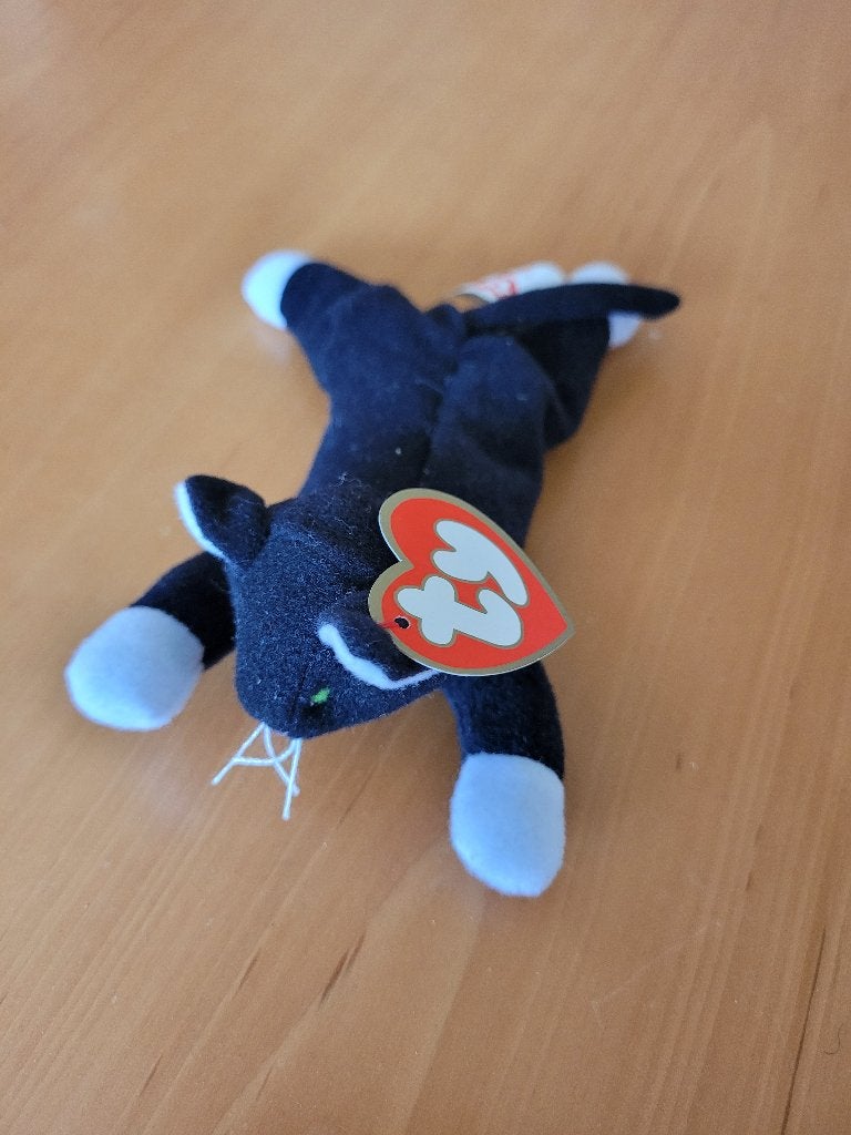 Ty Teenie Beanie Baby McDonalds Serie 1 Kat Zip, Kinderen en Baby's, Ophalen of Verzenden, Zo goed als nieuw, Overige typen