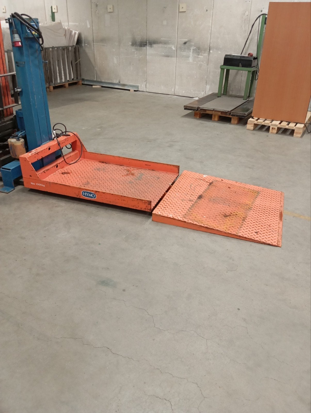 Hymo Schaarheftafel - 3 fase - Max 1000kg, Doe-het-zelf en Verbouw, Werkbanken, Ophalen