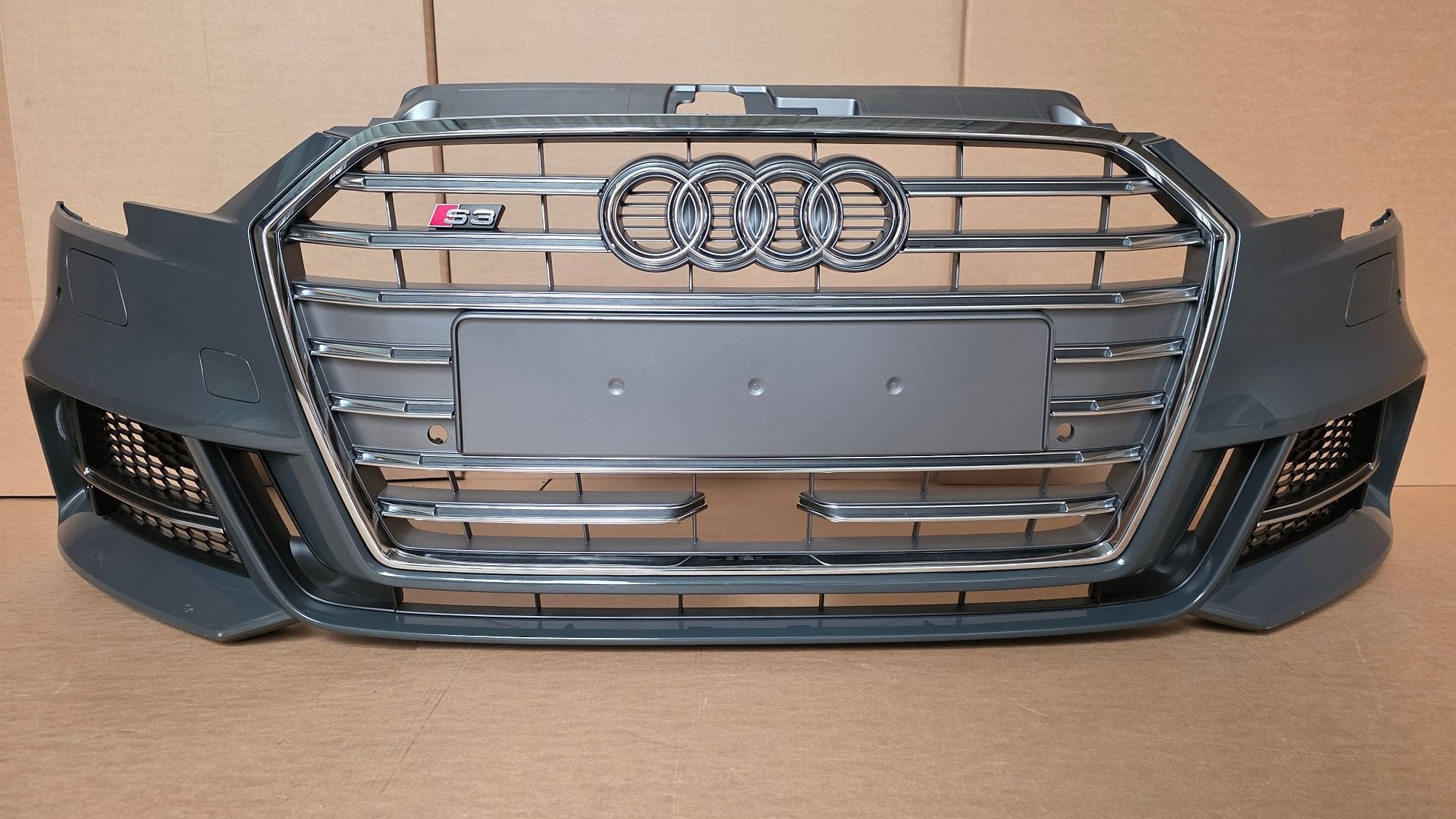 Voorbumper Audi A3 8V Facelift S3 8V0 PDC KLS bj.2017-2021 O, Auto-onderdelen, Gebruikt, -, Voor, Ophalen of Verzenden