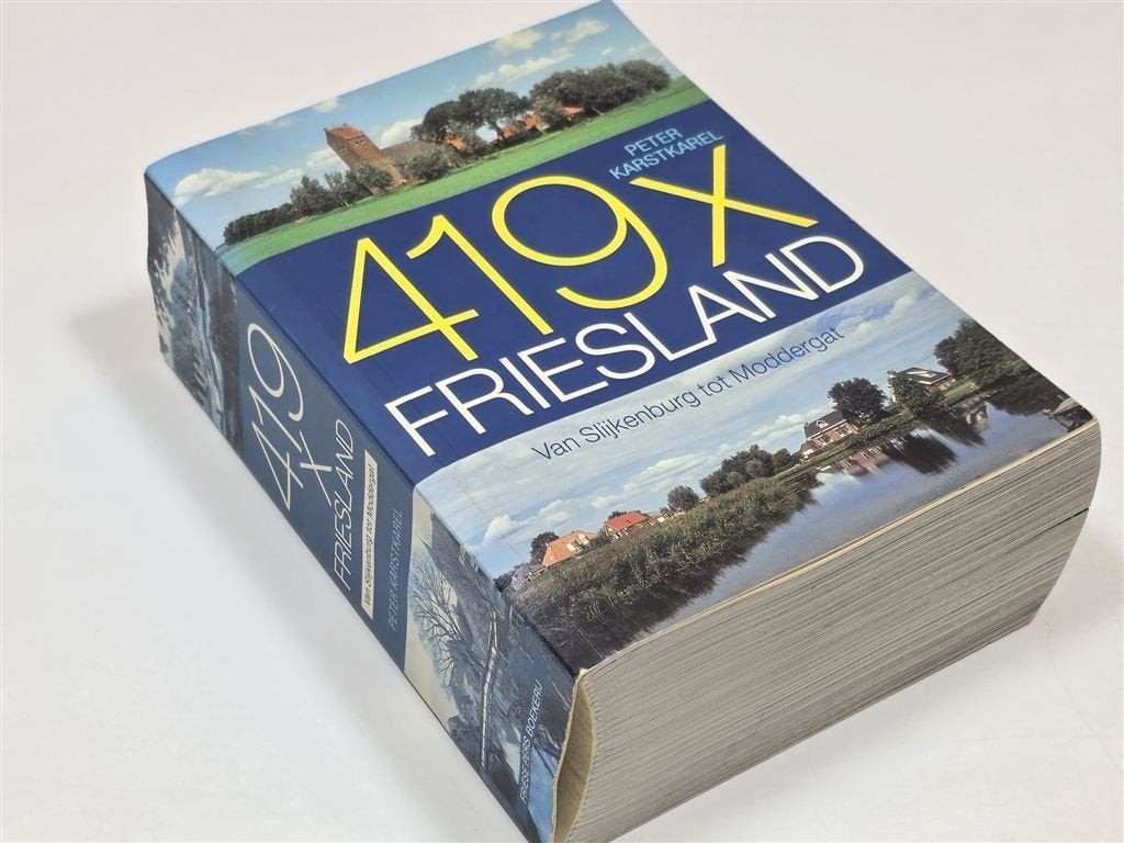 419x Friesland — Dik Fotoboek, 1024p. Dorpen, Steden..., Ophalen of Verzenden, Gelezen