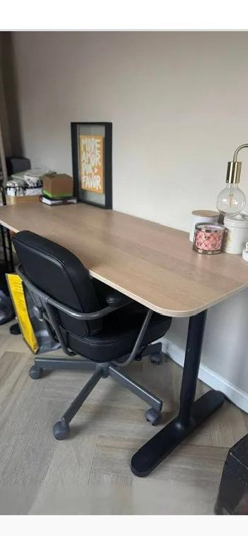 Gratis bekant ikea bureau blad 140x60, Huis en Inrichting, Bureaus, Ophalen, Zo goed als nieuw
