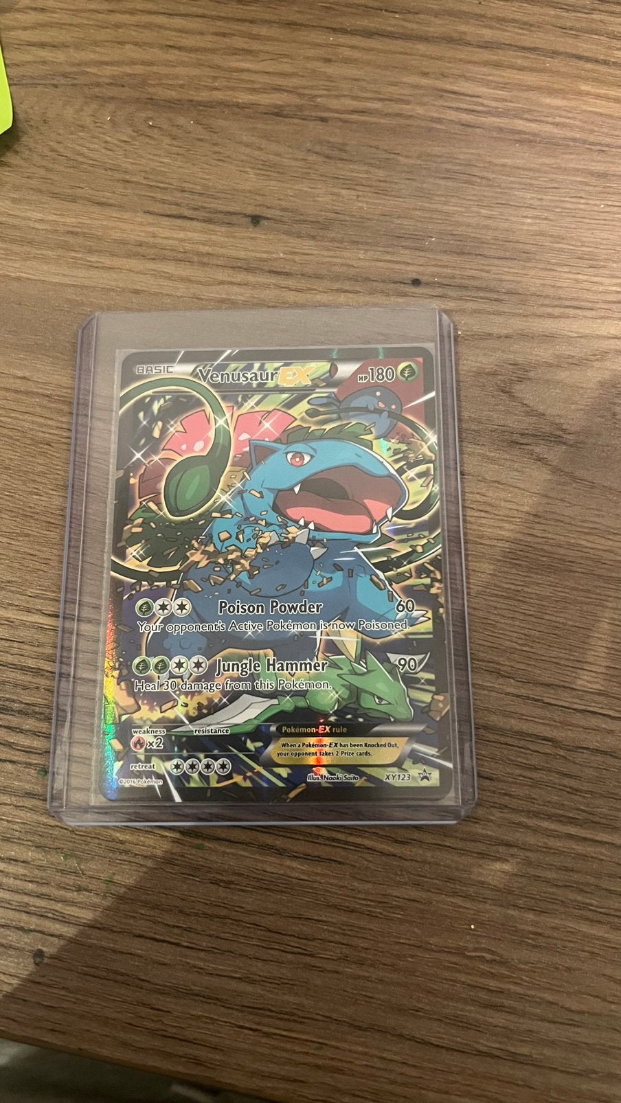 Venusaur EX XY123, Hobby en Vrije tijd, Verzamelkaartspellen | Pokémon, Ophalen of Verzenden, Zo goed als nieuw