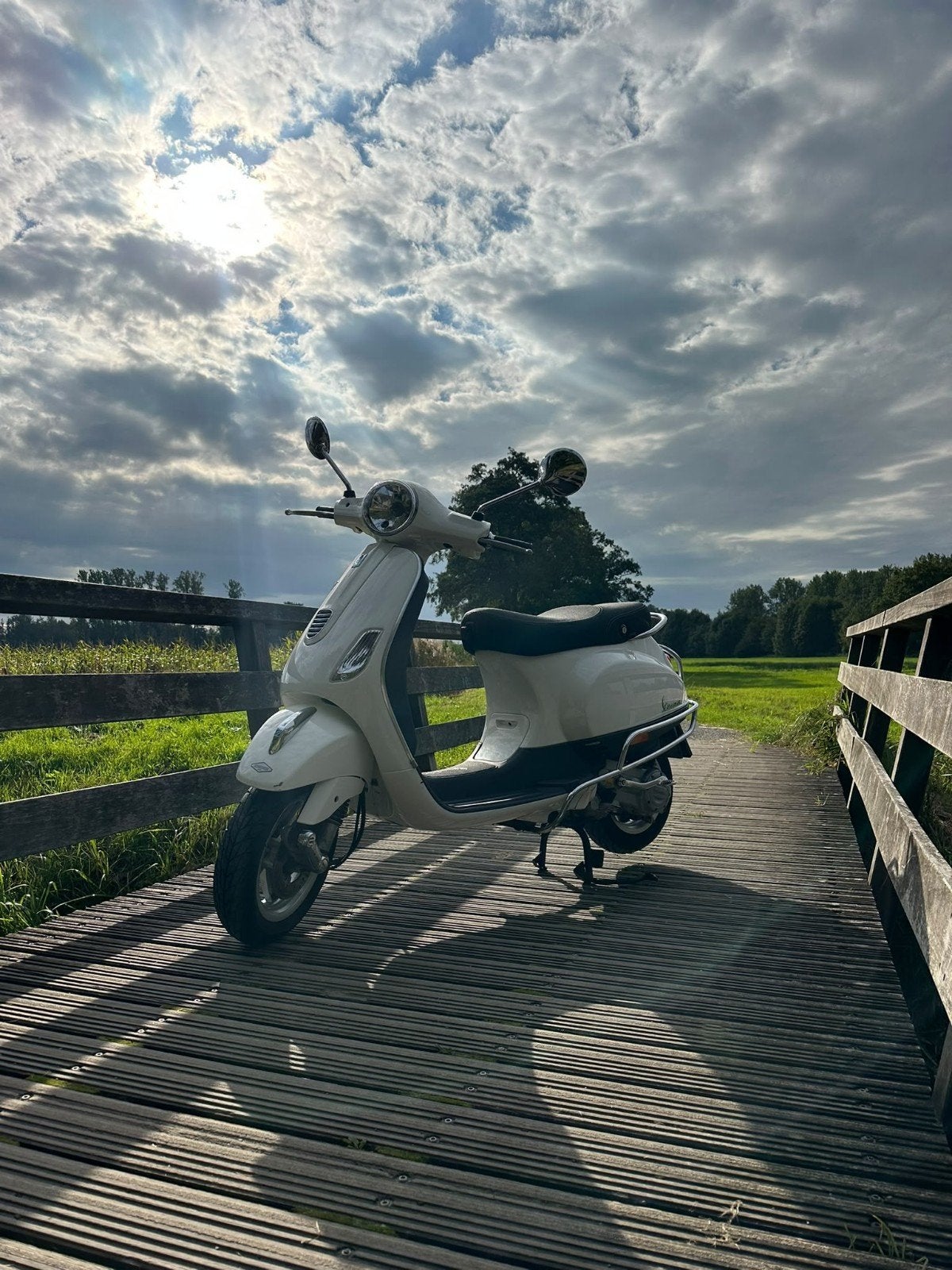 Te koop Vespa LX 4 -takt inclusief valbeugels., Ophalen, Gebruikt, Benzine, Vespa LX