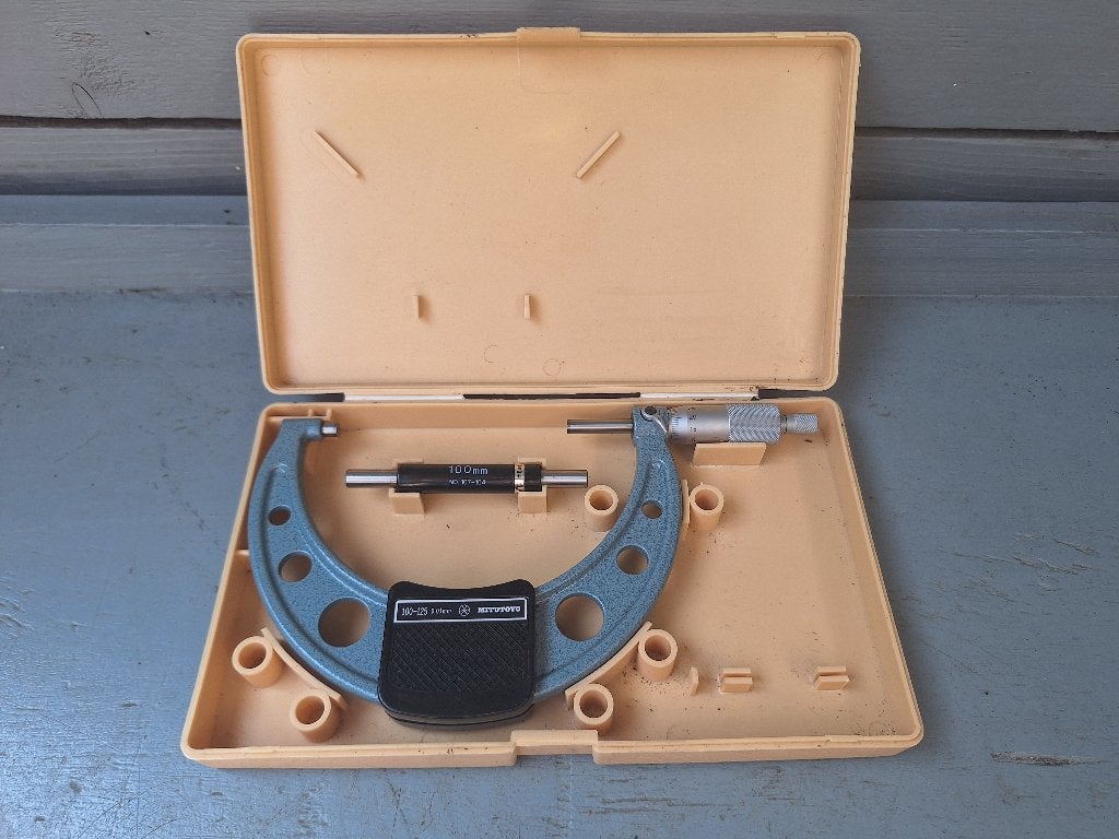 Mitutoyo 103-141 buitenschroefmaat 100-125mm, Ophalen of Verzenden, Zo goed als nieuw