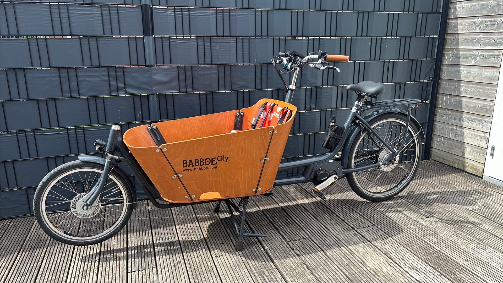 Babboo city mountain Elektrische bakfiets, Elektrisch, Zo goed als nieuw, 2 kinderen, Ophalen