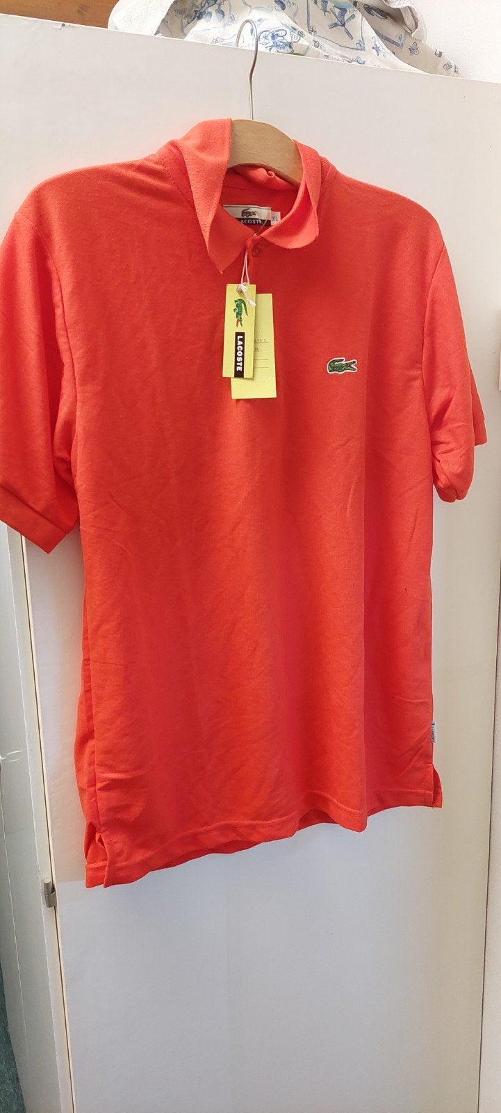 Lacoste Polo Shirt Heren - Oranje - Maat XL, Kleding | Heren, T-shirts, Lacoste, Oranje, Ophalen of Verzenden, Maat 56/58 (XL)