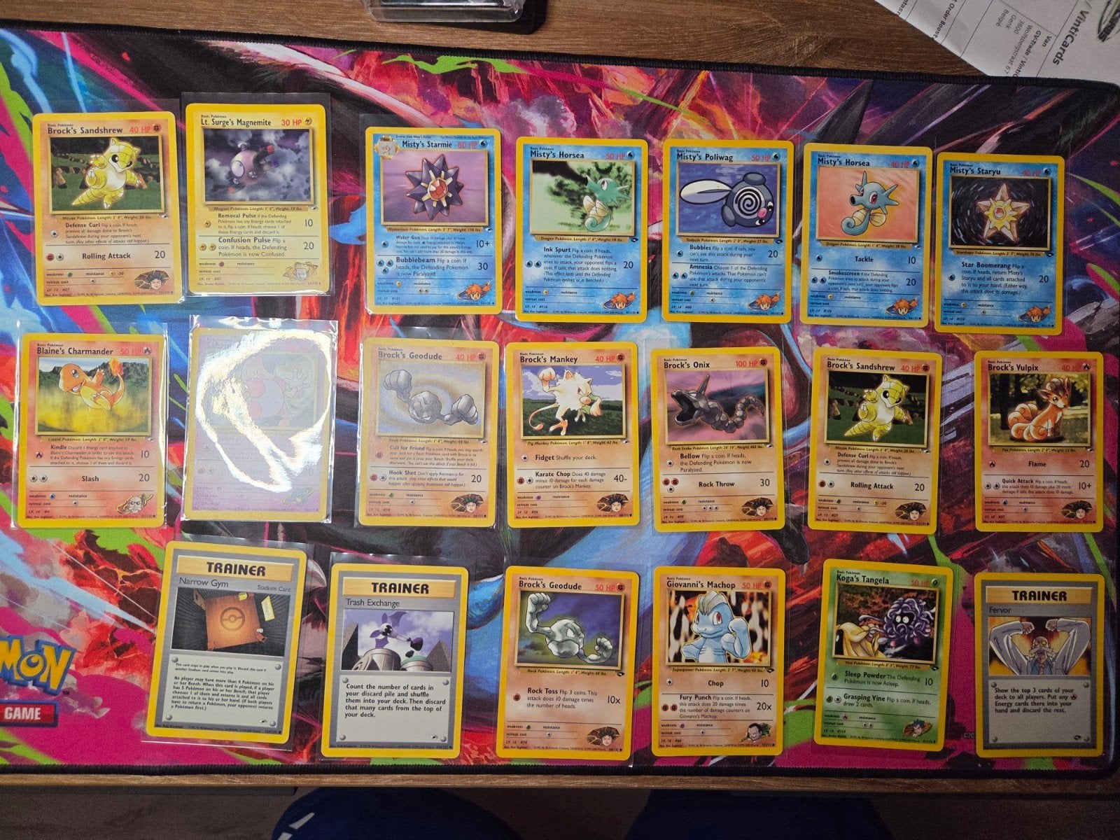 20 Stuks Gym NM/EXC Heroes Challenge 2000 Wotc era, Ophalen of Verzenden, Nieuw, Meerdere kaarten
