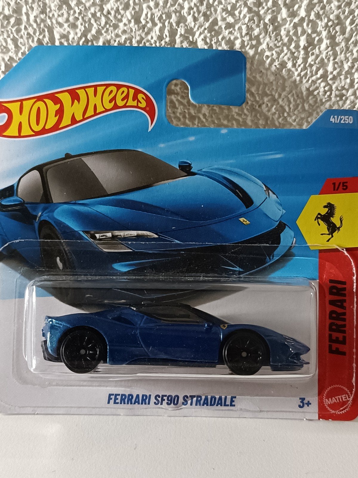 Hot Wheels Ferrari SF90 Stradale Blauw Nieuw, Ophalen of Verzenden
