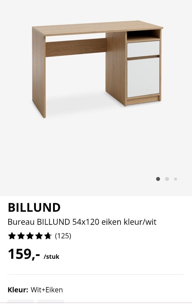 Bureau, Overige stijlen, Ophalen, Zo goed als nieuw, Schoolbureau