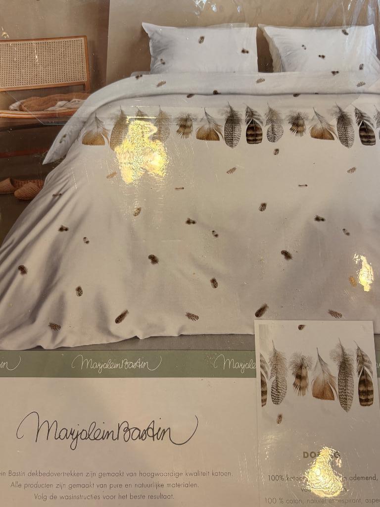 Marjolein badsin beddekhoes, Huis en Inrichting, Slaapkamer | Beddengoed, Wit, Dekbedovertrek, Ophalen of Verzenden, Nieuw