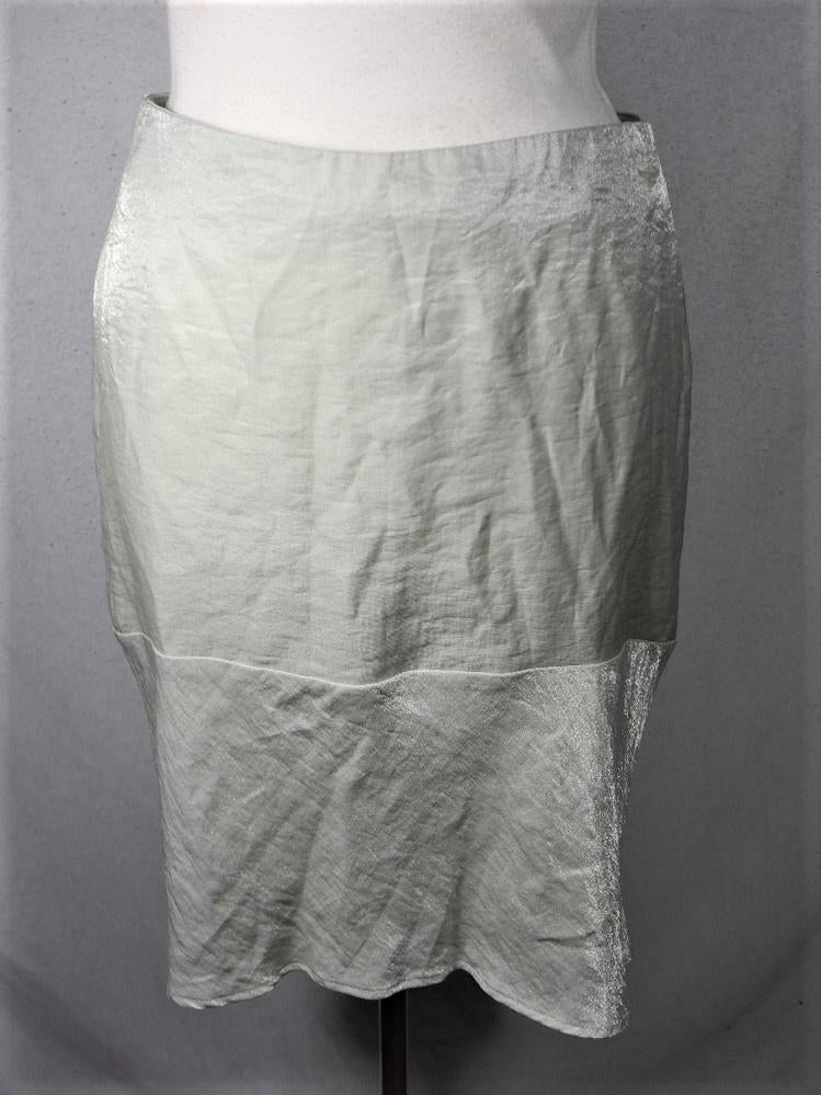 Groene glanzende rok.Mt 36.Merk MNG, Kleding | Dames, Rokken, ., Ophalen of Verzenden, Zo goed als nieuw, Knielengte