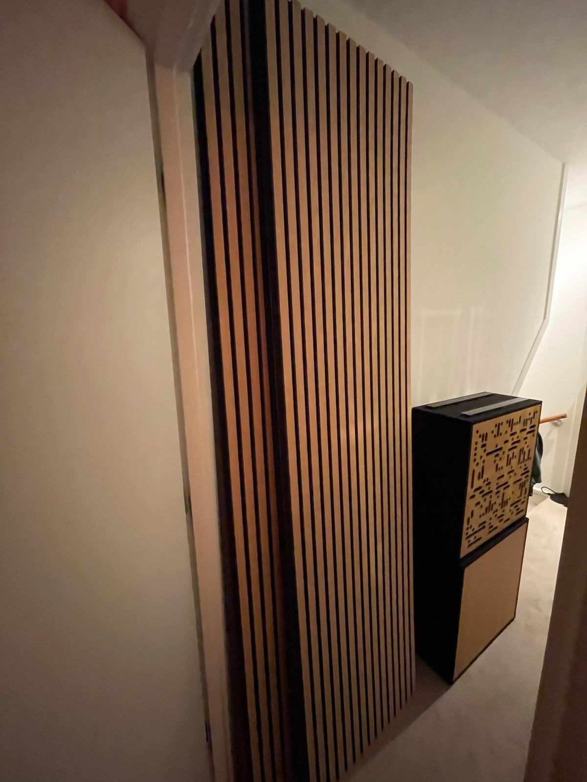 Akoestische wandpanelen - Eiken met grijs vilt, Ophalen, Hout, Nieuw, Modern
