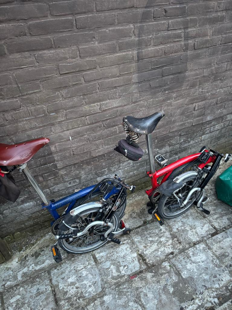 Brompton vouwfietsen, Ophalen, Gebruikt, Brompton, 16 tot 18 inch