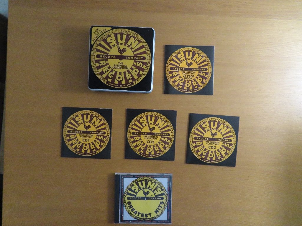 CD's SUN RECORD (3-CD in blik + 1 enkele CD) in 1 Koop, Ophalen of Verzenden, Zo goed als nieuw
