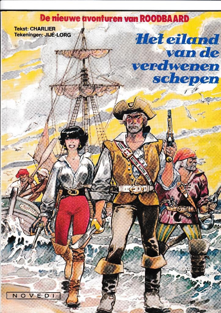 Roodbaard 5 x, Boeken, Eén stripboek, Verzenden, Gelezen