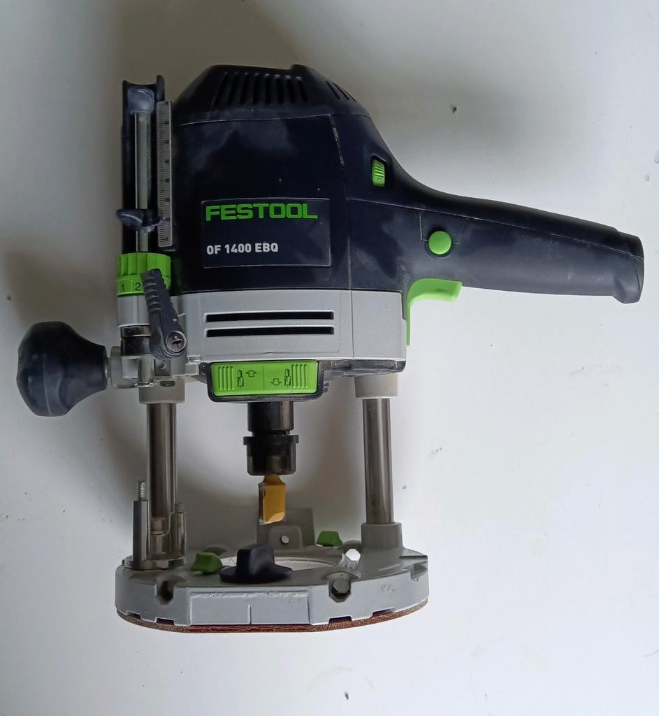 Festool OF 1400 EQ bovenfrees - Zo goed als nieuw, Doe-het-zelf en Verbouw, Ophalen, Zo goed als nieuw, Bovenfrees, Festool