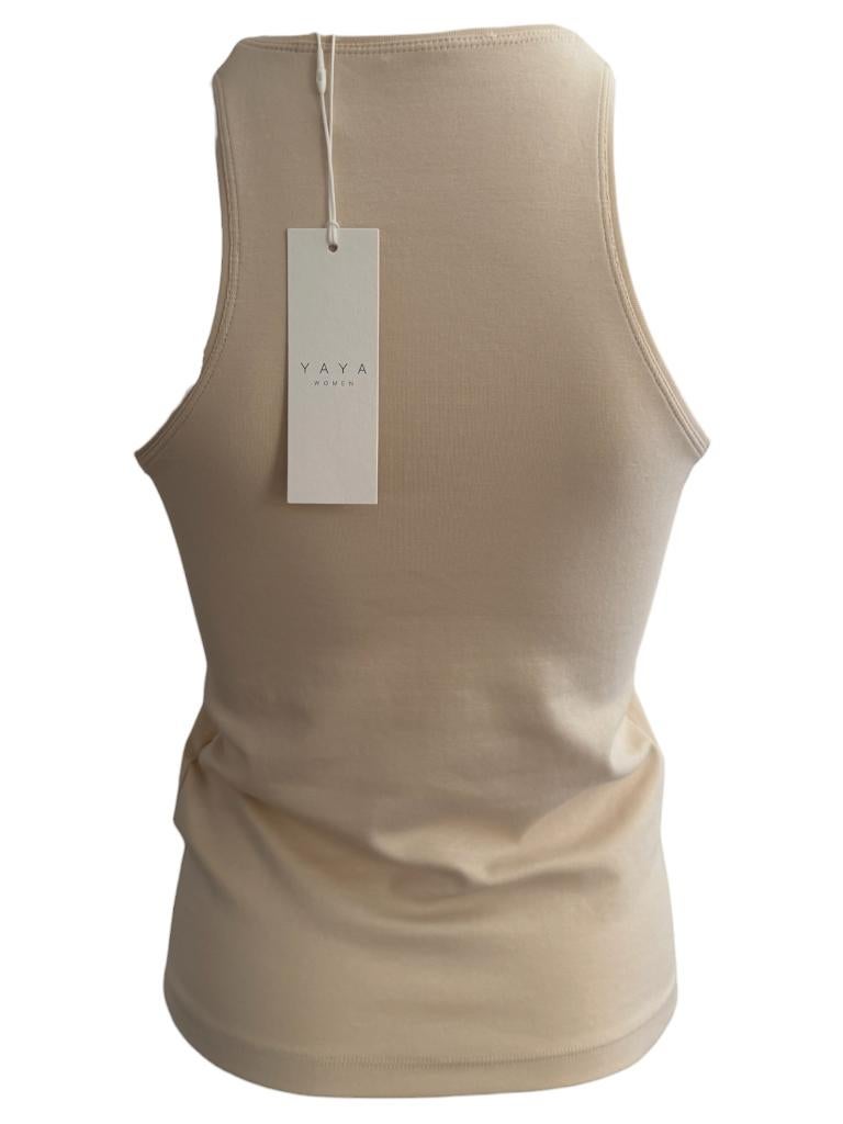 Yaya top NIEUW XS, Beige, Nieuw, Ophalen of Verzenden, Korte mouw