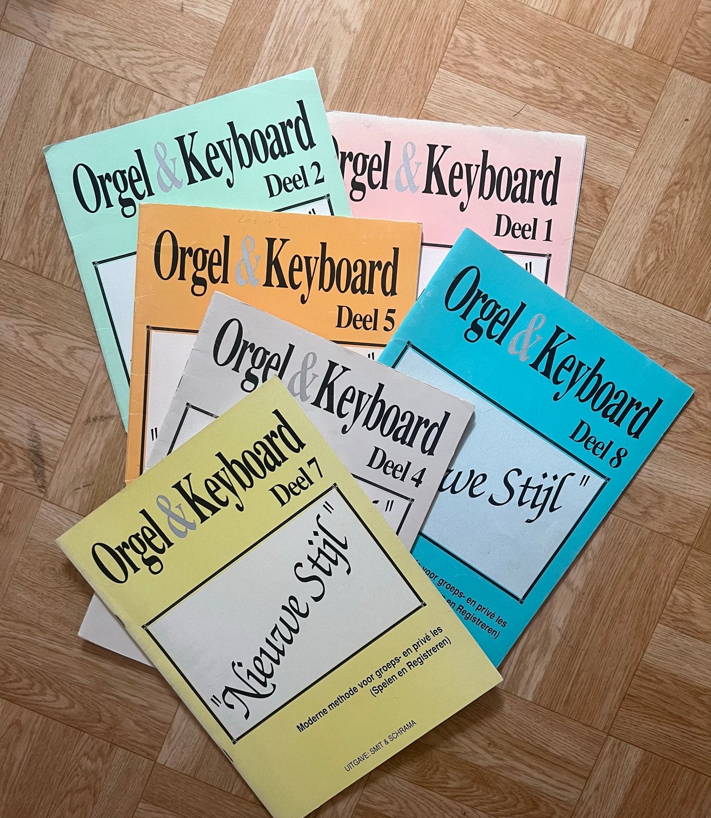 Orgel & Keyboard nieuwe stijl Deel 1, 2, 4, 5, 7, 8, Les of Cursus, Ophalen of Verzenden, Zo goed als nieuw, Populair