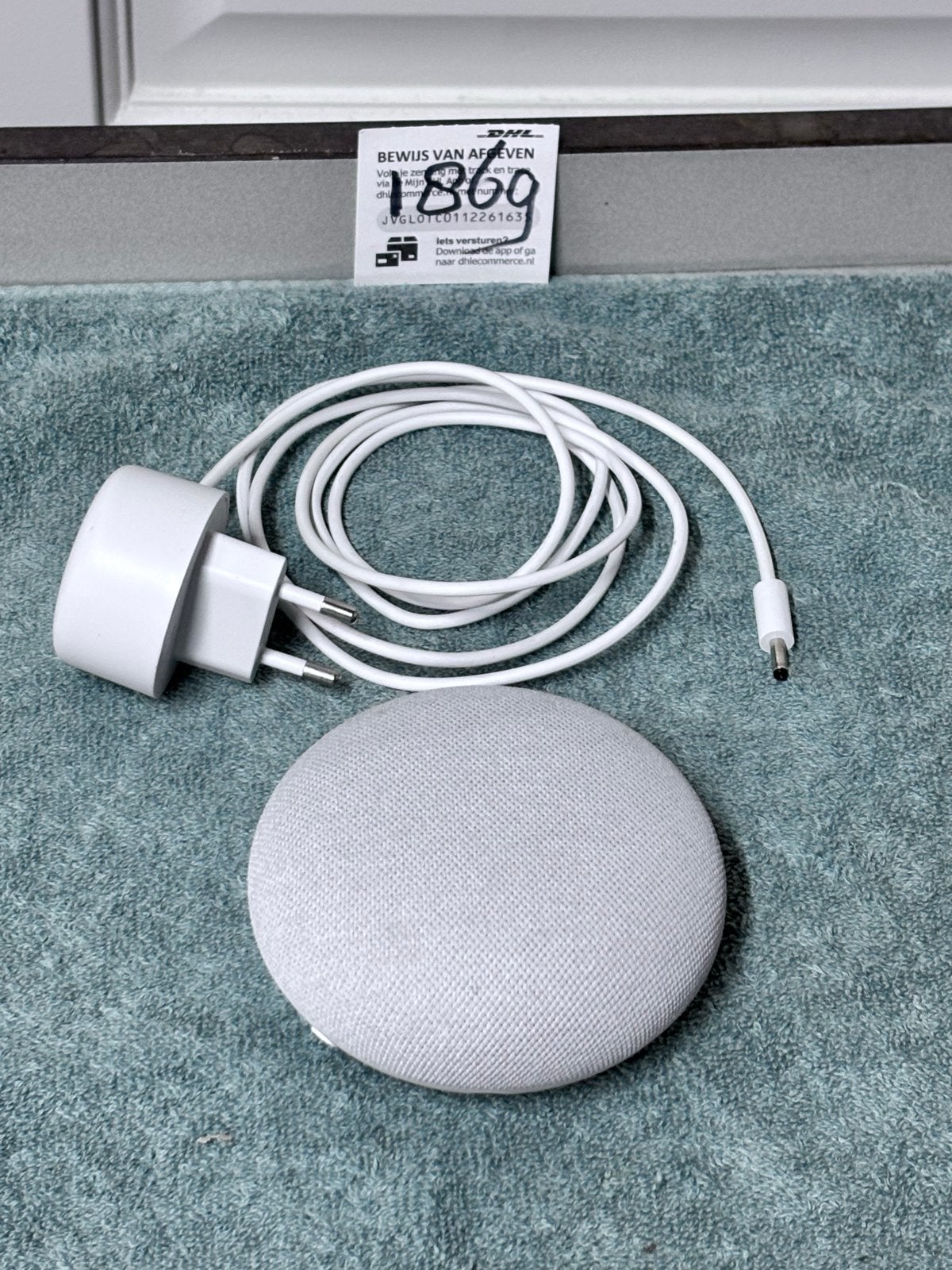Google Nest Mini (Chalk) - Slimme Speaker, Slimme speaker, WiFi, Ophalen of Verzenden, Minder dan 60 watt