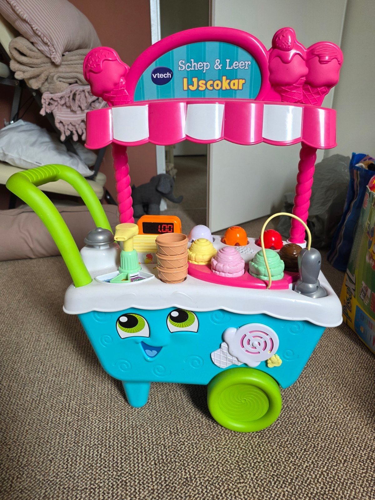 VTech Schep & Leer IJscokar met geluid, Ophalen
