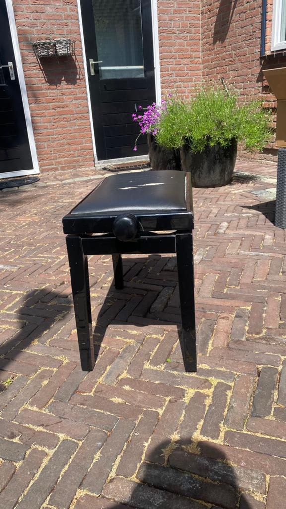 Pianokruk, Huis en Inrichting, Ophalen, In hoogte verstelbaar, Gebruikt, Hout
