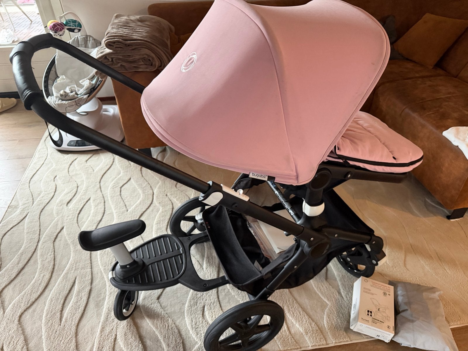Bugaboo Fox kinderwagen met meerijdplankje en accessoires, Kinderen en Baby's, Kinderwagens en Combinaties, Kinderwagen, Bugaboo