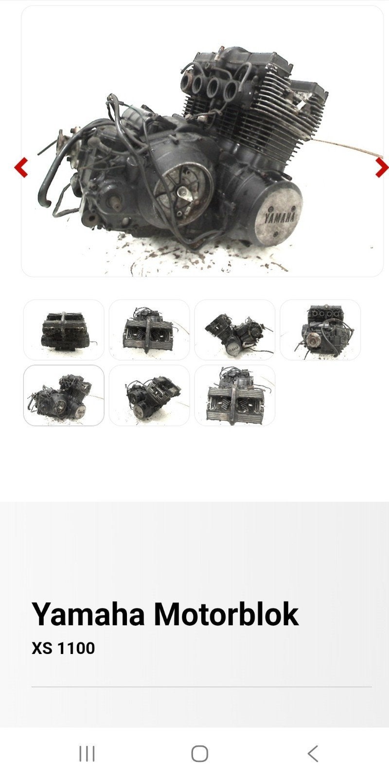 motorblok yamaha xs 1100 1978, Ophalen, Gebruikt